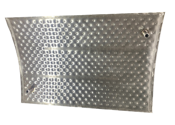 Heat Exchanger Pillow Dimple Plate Stainless Steel Hone 0.8mm