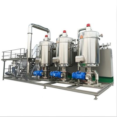 Непрерывный 380v 50hz MVR испаритель с тремя эффектами концентрация падающей пленки