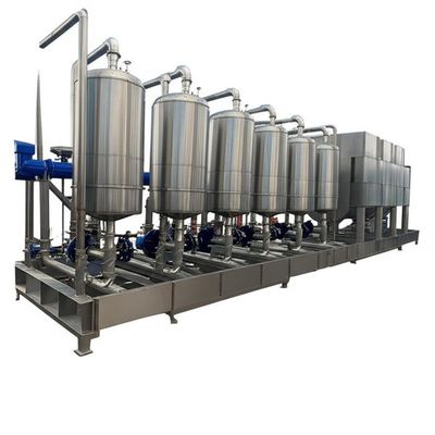 1600 л/ч Многоступенчатый выпарной аппарат с вакуумной кристаллизацией для сточных вод