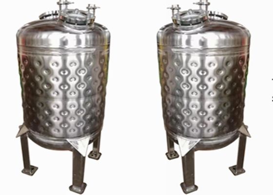 Танк куртки плиты подушки SS316L 2000L для заквашивания пива