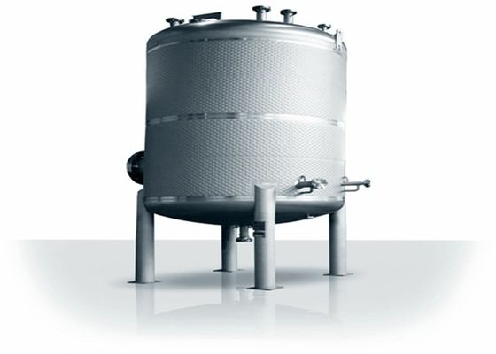 сосуд димпла этанола 1500L охлаждая закрытый кожухом