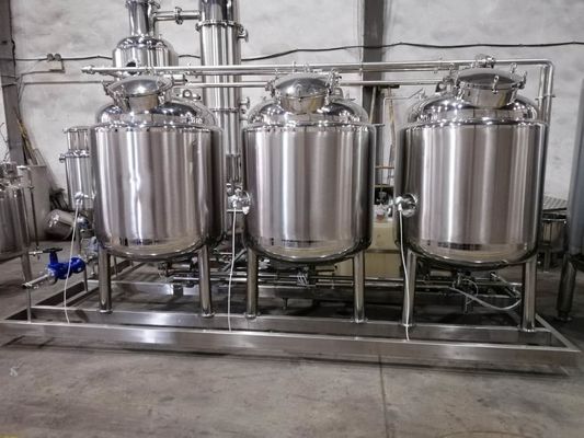 продукция этанола низкой температуры оборудования извлечения масла 2000Lbs CBD